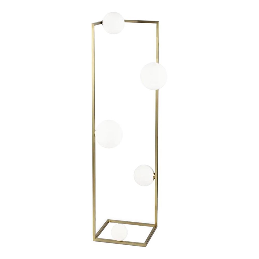 Ideal Lux - LED-lattiavalaisin ANGOLO 5xG9/3W/230V messinki
