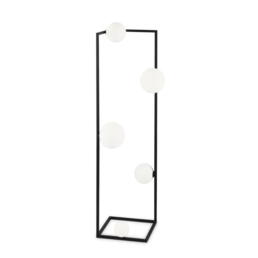 Ideal Lux - LED-lattiavalaisin ANGOLO 5xG9/3W/230V musta