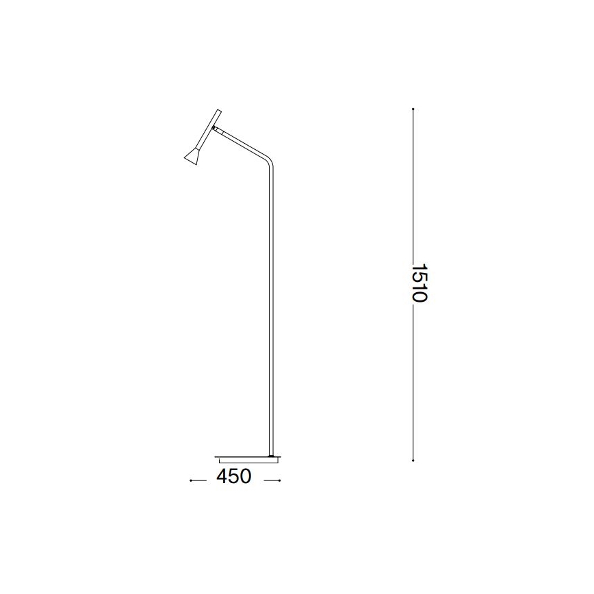 Ideal Lux - LED-lattiavalaisin DIESIS LED/4,5W/230V CRI 95 musta