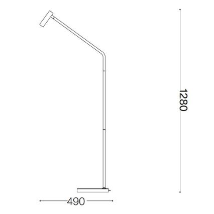 Ideal Lux - LED-lattiavalaisin EASY LED/3,5W/230V CRI 90 valkoinen