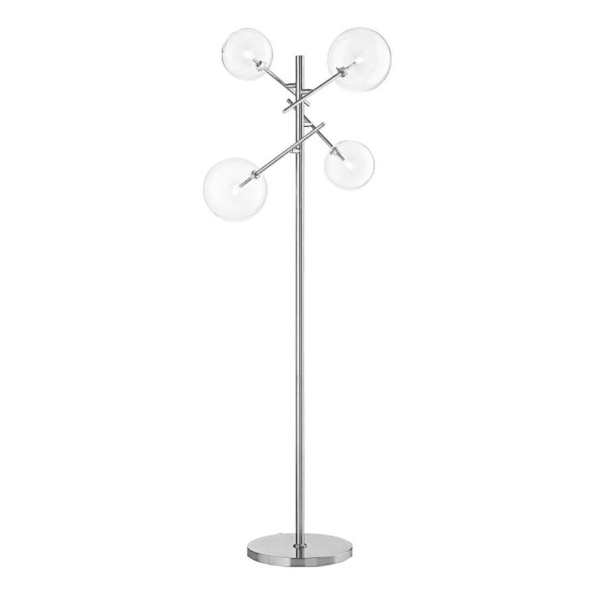 Ideal Lux - LED-lattiavalaisin EQUINOXE 4xG4/2W/230V kiiltävä kromi/läpinäkyvä