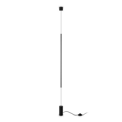 Ideal Lux - LED-lattiavalaisin FILO LED/14W/230V 2700K CRI 90 musta
