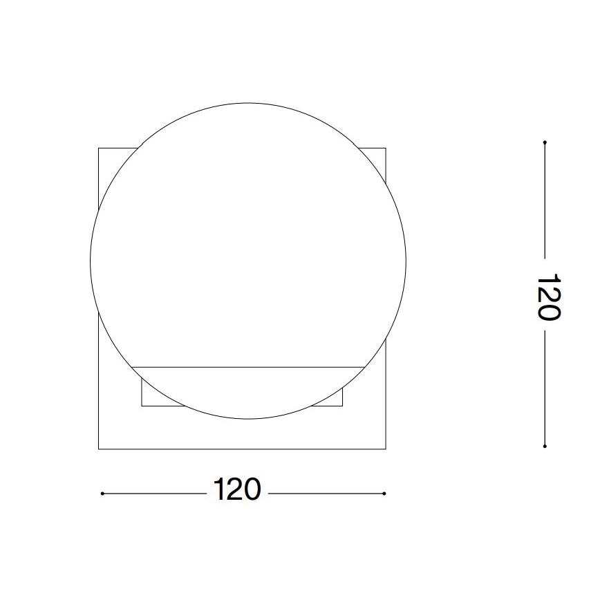 Ideal Lux - LED-pöytävalaisin ANGOLO 1xG9/3W/230V messinki