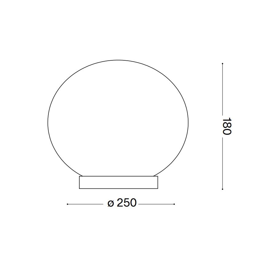 Ideal Lux - LED-pöytävalaisin CANDY 1xG9/3W/230V halkaisija 25 cm valkoinen