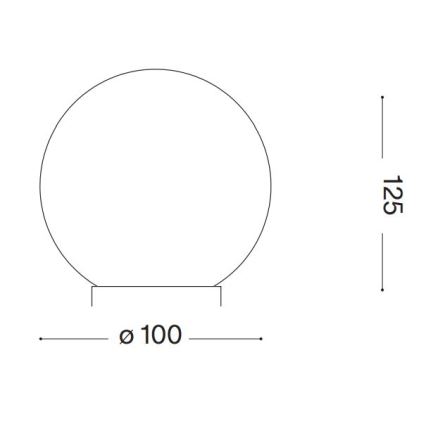 Ideal Lux - LED-pöytävalaisin CARTA 1xG9/3W/230V halkaisija 10 cm valkoinen
