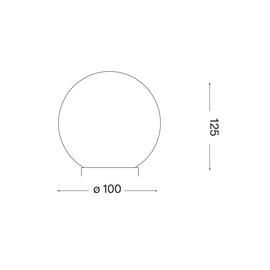 Ideal Lux - LED-pöytävalaisin CARTA 1xG9/3W/230V halkaisija 10 cm valkoinen