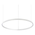 Ideal Lux - LED-riippuvalaisin ORACLE SLIM, 37 W, 230 V, 4000 K, CRI 90, halkaisija 70 cm, valkoinen