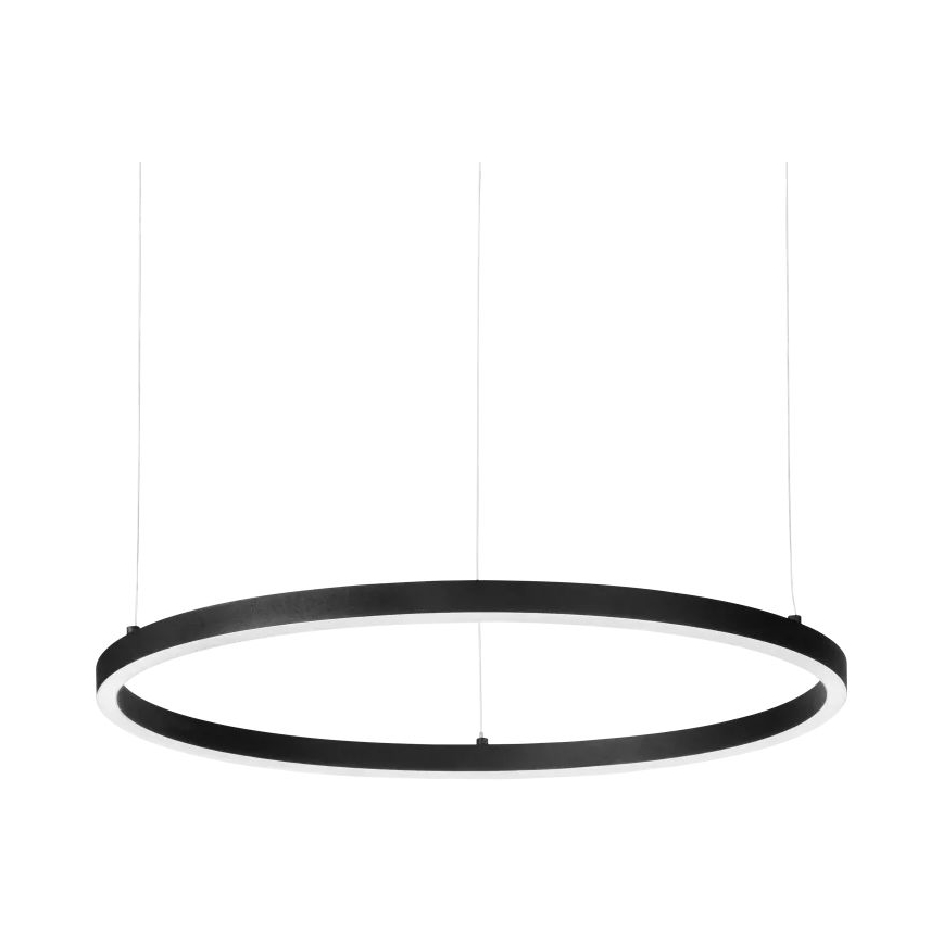 Ideal Lux - ORACLE SLIM LED riippuvalaisin vaijerilla LED/37W/230V 2700K Ra 90 Ø 70 cm musta