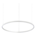Ideal Lux - LED-riippuvalaisin vaijerilla ORACLE SLIM LED/37W/230V 3000K CRI 90 halkaisija 70 cm valkoinen