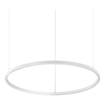 Ideal Lux - LED-riippuvalaisin vaijerilla ORACLE SLIM LED/37W/230V 3000K CRI 90 halkaisija 70 cm valkoinen