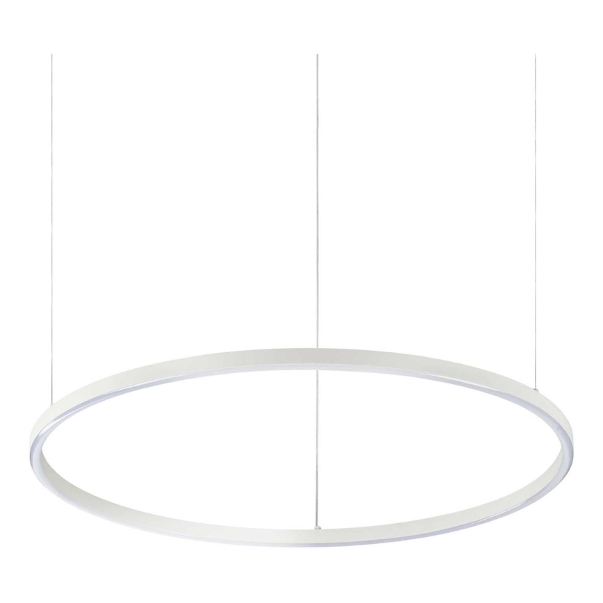 Ideal Lux - LED-riippuvalaisin vaijerilla ORACLE SLIM LED/37W/230V 3000K CRI 90 halkaisija 70 cm valkoinen