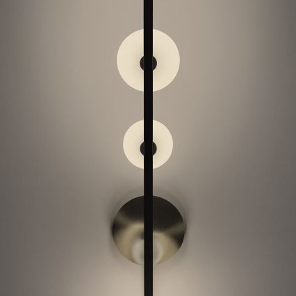 Ideal Lux - LED-riipuskattokruunu BIRDS 5xG9/3W/230V musta/kulta