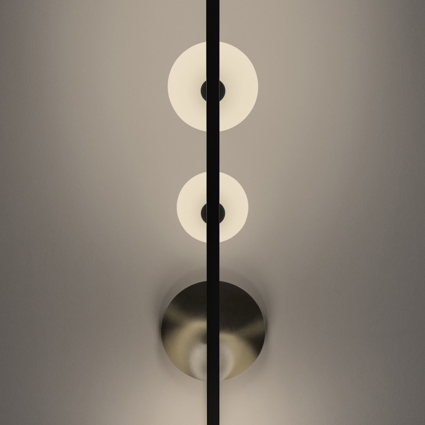Ideal Lux - LED-riipuskattokruunu BIRDS 5xG9/3W/230V musta/kulta