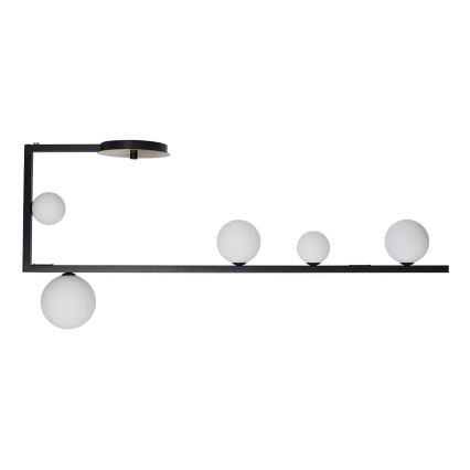 Ideal Lux - LED-riipuskattokruunu BIRDS 5xG9/3W/230V musta/kulta