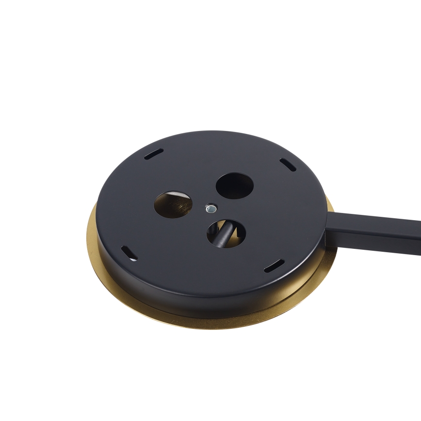 Ideal Lux - LED-riipuskattokruunu BIRDS 5xG9/3W/230V musta/kulta