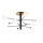 Ideal Lux - LED-riipuskattokruunu COSMOPOLITAN 10xG9/3W/230V halkaisija 124 cm musta