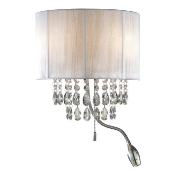Ideal Lux - LED-seinävalaisin 2xE14/40W/230V + LED/1W