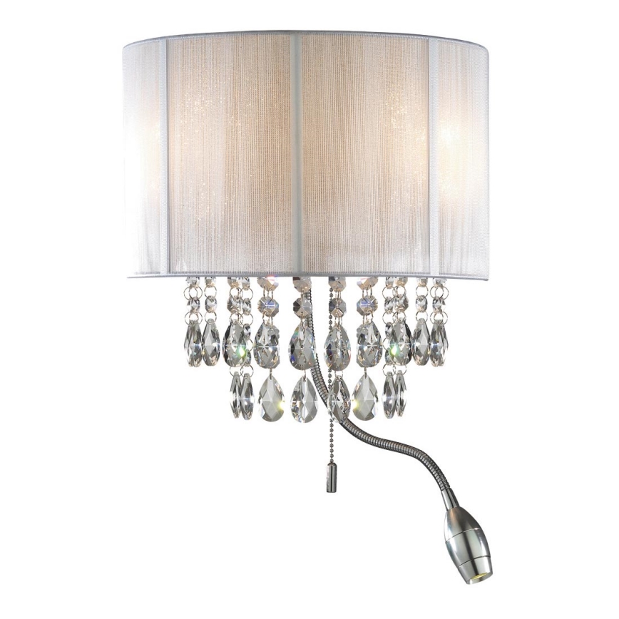Ideal Lux - LED-seinävalaisin 2xE14/40W/230V + LED/1W
