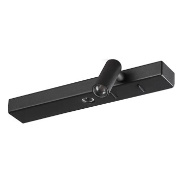 Ideal Lux - LED-seinävalaisin BONNE 2xLED/6,5W/230V CRI 90 musta