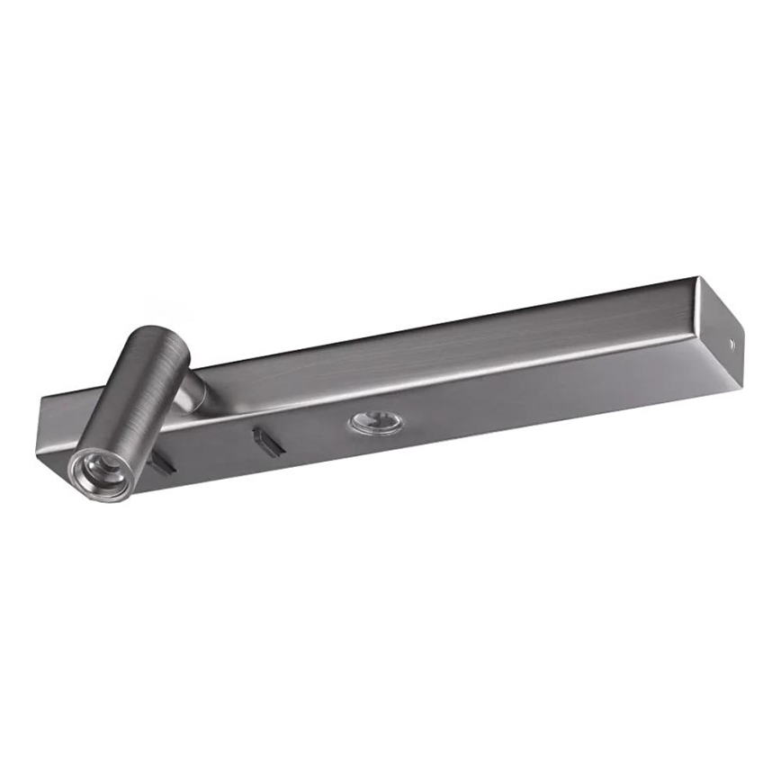 Ideal Lux - LED-seinävalaisin BONNE LED/6,5W/230V CRI 90 kiiltävä kromi