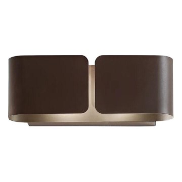 Ideal Lux - LED-seinävalaisin CLIP 2xG9/3W/230V ruskea