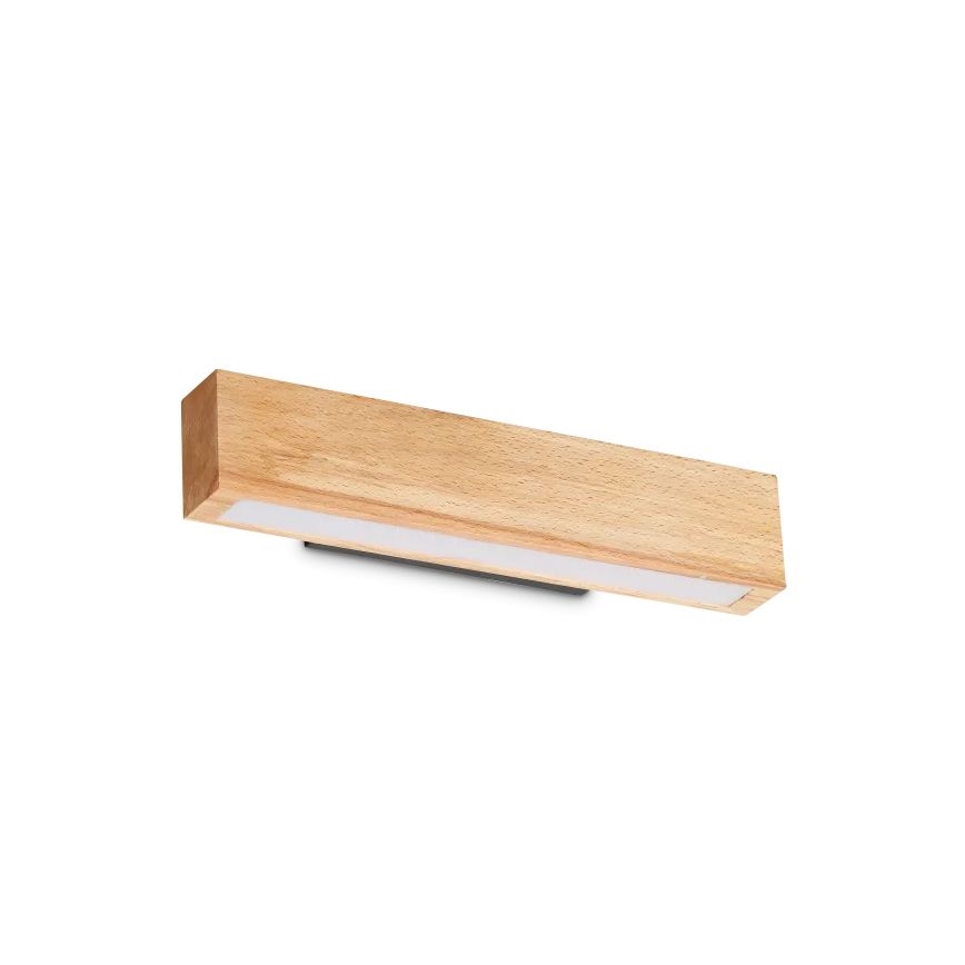 Ideal Lux - LED-seinävalaisin CRAFT LED/12W/230V CRI 90 pyökki