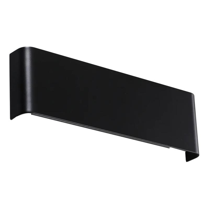 Ideal Lux - LED-seinävalaisin DELTA LED/10W/230V 3000K 30 cm CRI 90 musta