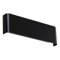 Ideal Lux - LED-seinävalaisin DELTA LED/10W/230V 4000K 30 cm CRI 90 musta