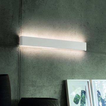 Ideal Lux - LED-seinävalaisin DELTA LED/30W/230V 3000K 83 cm CRI 90 valkoinen