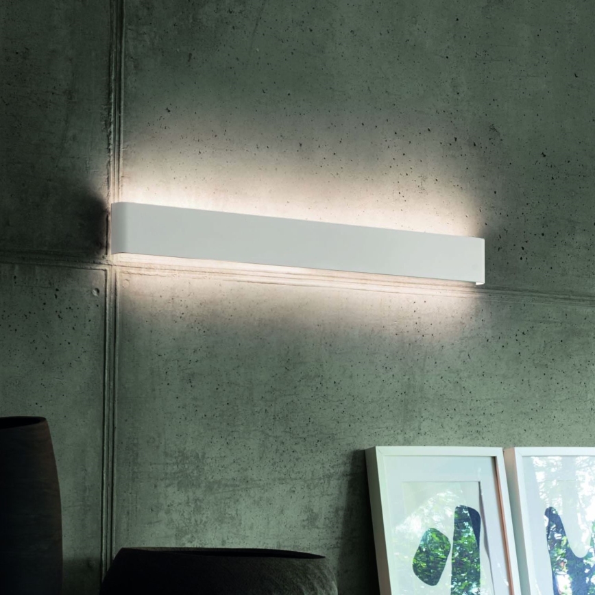 Ideal Lux - LED-seinävalaisin DELTA LED/30W/230V 3000K 83 cm CRI 90 valkoinen
