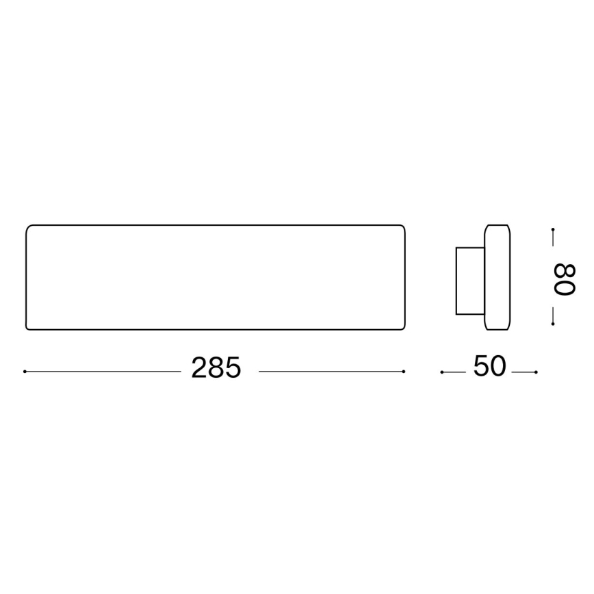 Ideal Lux - LED-seinävalaisin DESK LED/12,5W/230V CRI 90 musta