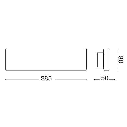 Ideal Lux - LED-seinävalaisin DESK LED/12,5W/230V CRI 90 valkoinen