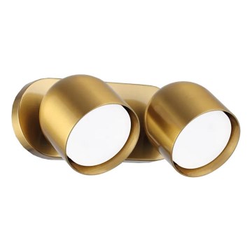 Ideal Lux - LED-seinävalaisin DODO 2xGX53/9W/230V messinki