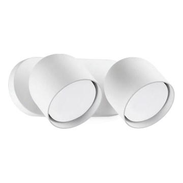Ideal Lux - LED-seinävalaisin DODO 2xGX53/9W/230V valkoinen