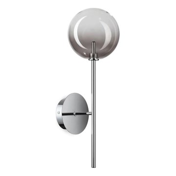 Ideal Lux - LED-seinävalaisin EQUINOXE 1xG4/2W/230V kiiltävä kromi/savuinen