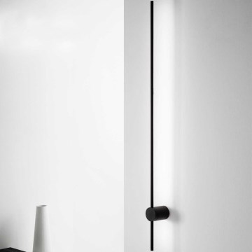Ideal Lux - LED-seinävalaisin ESSENCE LED/19W/230V 124 cm 3000K CRI 90 musta