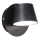 Ideal Lux - LED-seinävalaisin GIM LED/6W/230V musta
