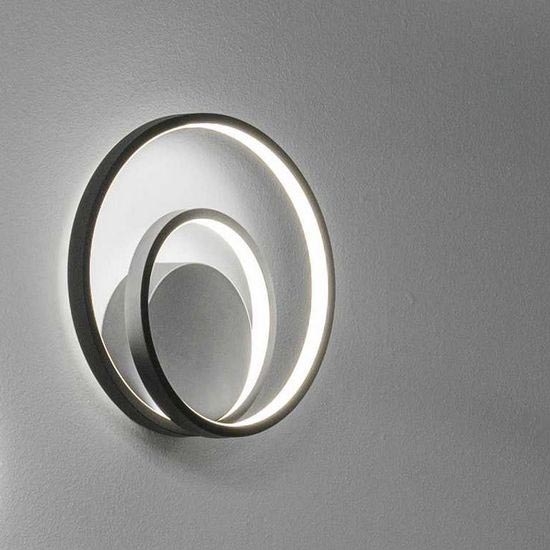 Ideal Lux - LED-seinävalaisin OZ LED/26W/230V CRI 90 musta
