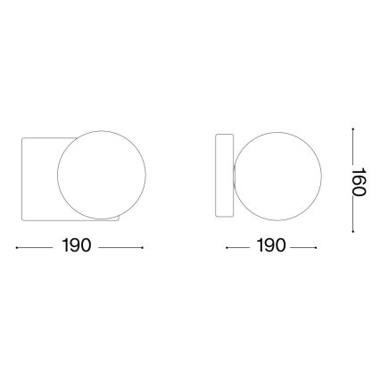 Ideal Lux - LED-seinävalaisin PENTA 1xG9/3W/230V kulta