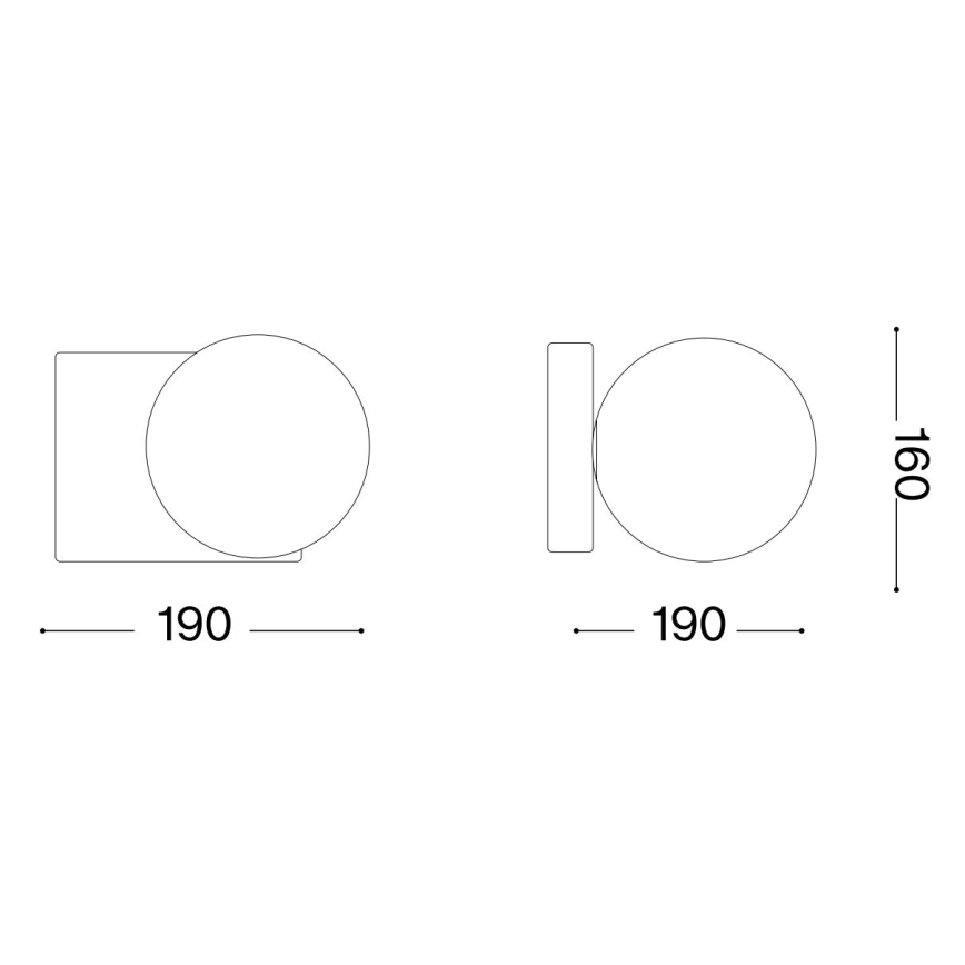 Ideal Lux - LED-seinävalaisin PENTA 1xG9/3W/230V kulta