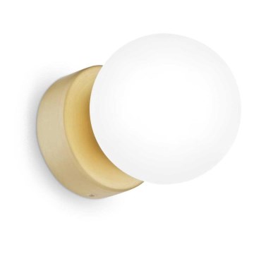 Ideal Lux - LED-seinävalaisin PERLAGE 1xG9/3W/230V kulta/valkoinen