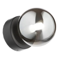 Ideal Lux - LED-seinävalaisin PERLAGE 1xG9/3W/230V musta/savuinen