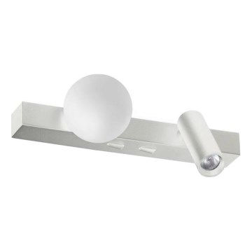 Ideal Lux - LED-seinävalaisin PING PONG 2xLED/3W/230V CRI 90 mattakromi