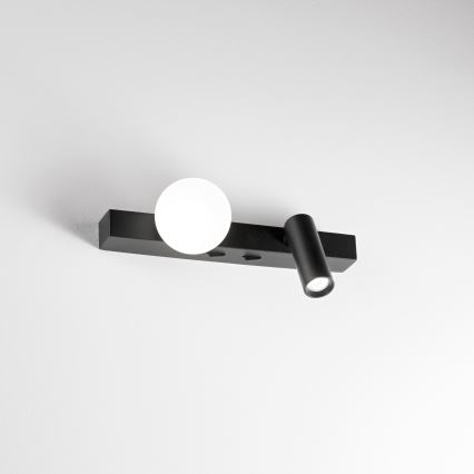 Ideal Lux - LED-seinävalaisin PING PONG 2xLED/3W/230V CRI 90 musta