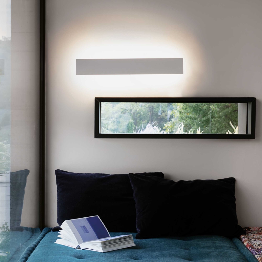 Ideal Lux - LED-seinävalaisin ZIG ZAG LED/23W/230V 53 cm CRI 90 valkoinen