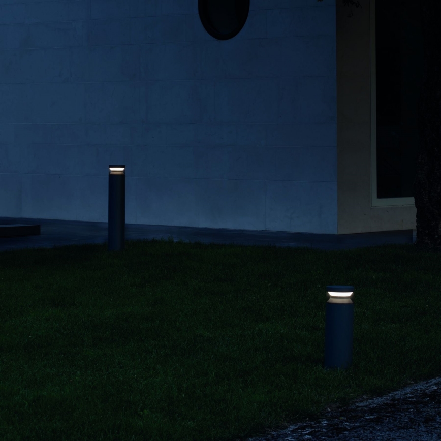 Ideal Lux - LED-ulkolamppu BOEING LED/14W/230V halkaisija 70 cm CRI 90 IP65 antrasiitti