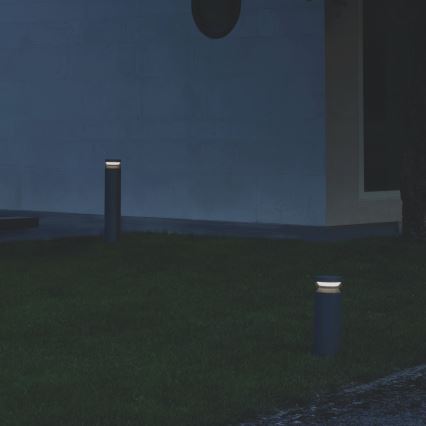 Ideal Lux - LED-ulkolamppu BOEING LED/14W/230V halkaisija 70 cm CRI 90 IP65 musta