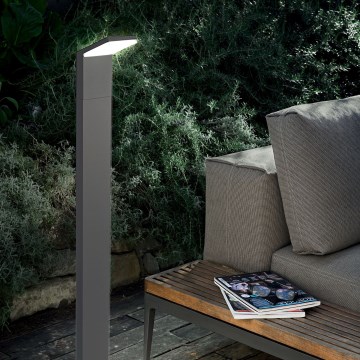 Ideal Lux - LED-ulkolamppu STYLE LED/8,5W/230V 4000K 100 cm CRI 90 IP54 antrasiitti