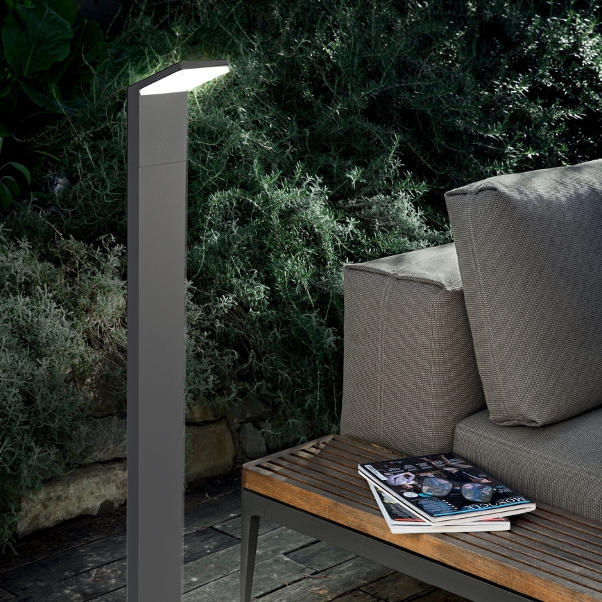 Ideal Lux - LED-ulkolamppu STYLE LED/8,5W/230V 4000K 100 cm CRI 90 IP54 antrasiitti