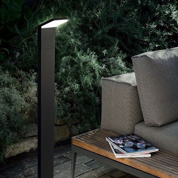 Ideal Lux- LED-ulkolamppu STYLE LED/8,5W/230V 4000K 100 cm CRI 90 IP54 musta
